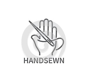 Handsewn Line Icon