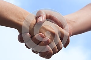 Handshake photo