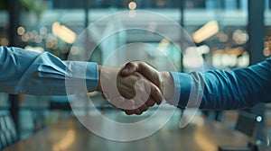 The handshake agreement.AI generated image