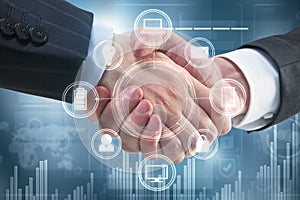 Handshake with business interface