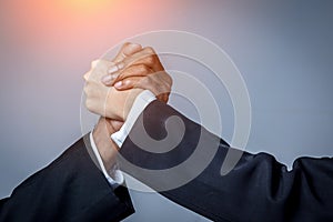 Handshake business man success ideas concept