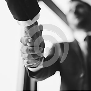 Handshake Business Men Meeting Concept