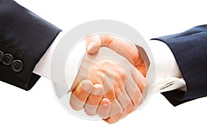 Handshake of business partner