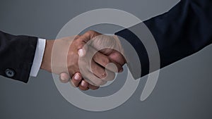 Handshake of business partners