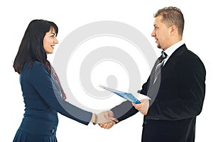 Handshake business people