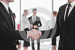 Handshake of business people