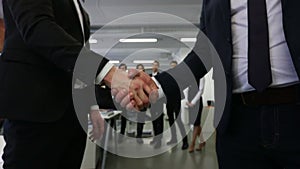 Handshake of business people