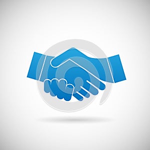 Handshake Cooperation Partnership Icon Symbol Sign Vector Illustration photo