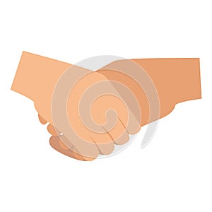 handshake deal isolated icon