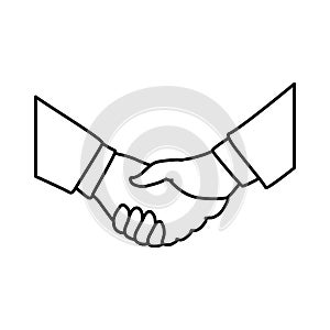 Handshake deal symbol