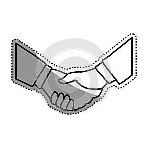 Handshake deal symbol