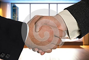 Handshake at the End of a Business