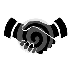 Handshake icon - business concept