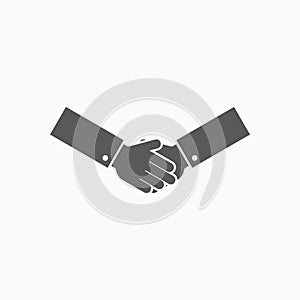 Handshake icon, hand, shake, business, greeting