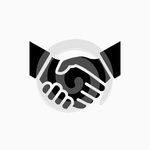 Handshake icon simple vector illustration. Deal or partner agree