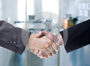 Handshake in Office