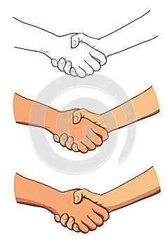 Handshake pack illustration