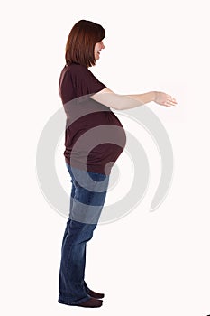 Handshake From a Pregnant Lady