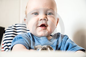 Handsome baby boy look