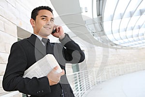 Handsome Business Man at Office