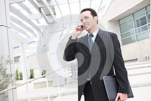 Handsome Business Man at Office