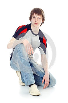 Handsome cheerful guy