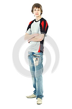 Handsome cheerful guy