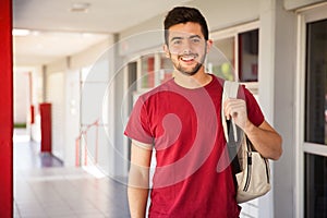 Handsome college student