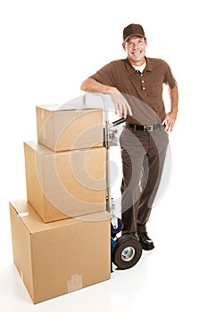 Handsome Delivery Man or Mover photo