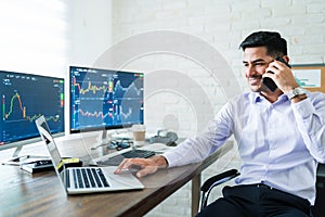 Handsome Finance Professional Trading From Home