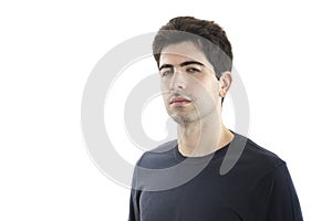 Handsome Guy isolated on white background