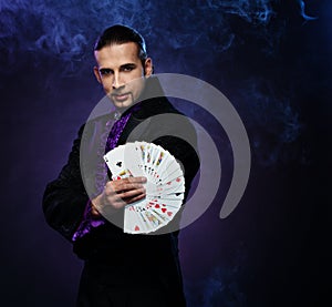 Handsome magician