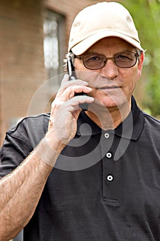 Handsome Man on Cell Phone
