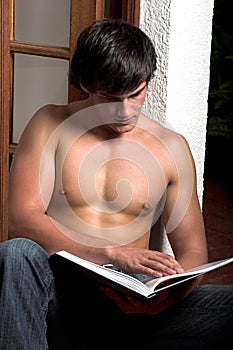 Handsome man without shirt