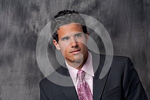 Handsome Man in Suit and Tie