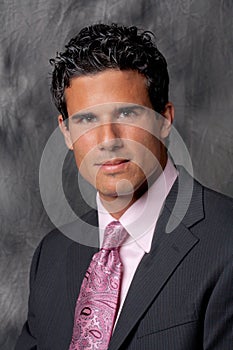 Handsome Man in Suit and Tie