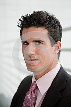 Handsome Man in Suit and Tie