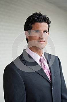 Handsome Man in Suit and Tie