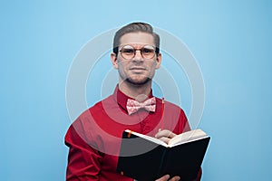 Handsome man wearing spectacles