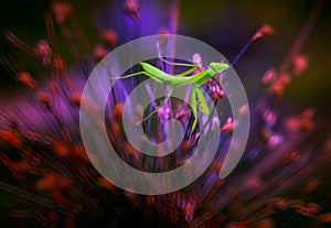 Handsome praying mantis