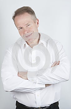 Handsome smiling business man portrait