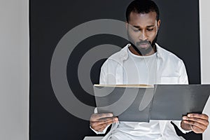 handsome stylish african american man