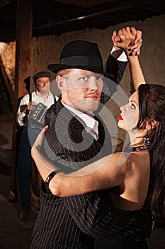 Handsome Tango Dancer with Partner