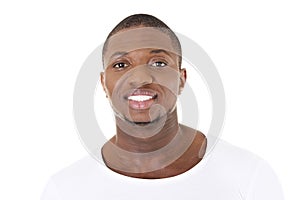 Handsome younf african american man