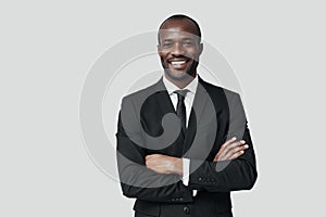 Handsome young African man in formalwear