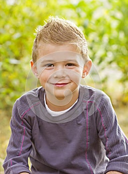 Handsome Young Boy Portrait