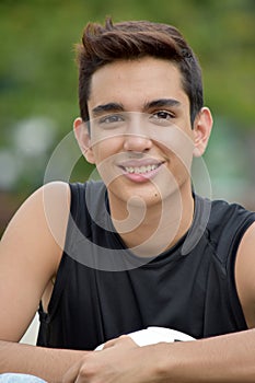 Handsome Young Hispanic Soccer Player