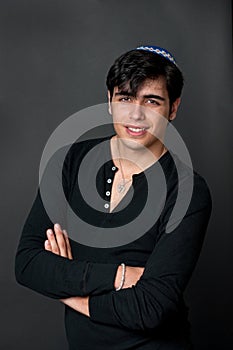 Handsome young Jewish man photo
