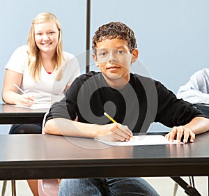 Handsome Young Student