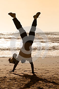 Handstand photo